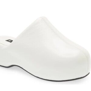 Simon Miller White Bubble Clogs Size 39 WHITE